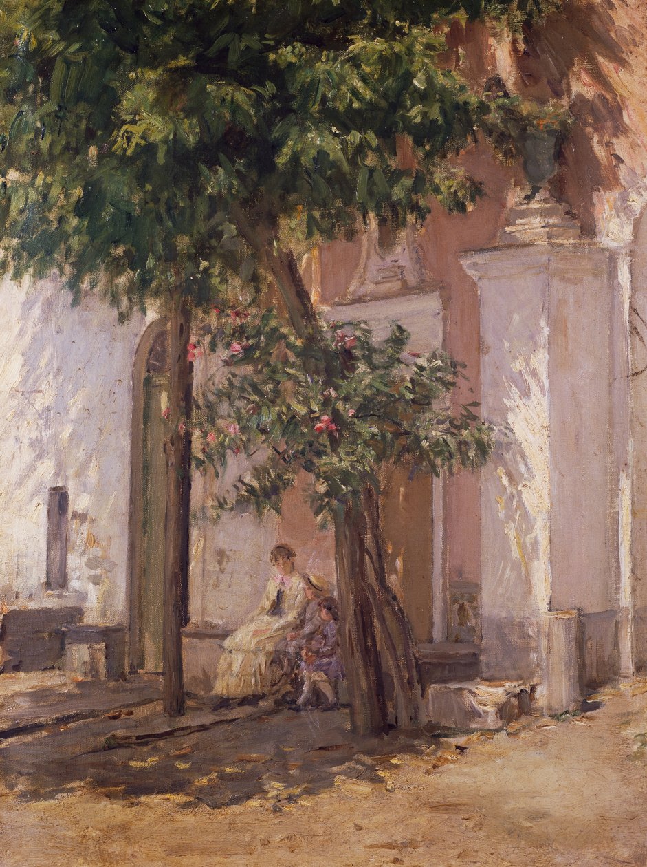 Villa Garzoni, von Gioacchino Toma (1836-1893) von Gioacchino Toma