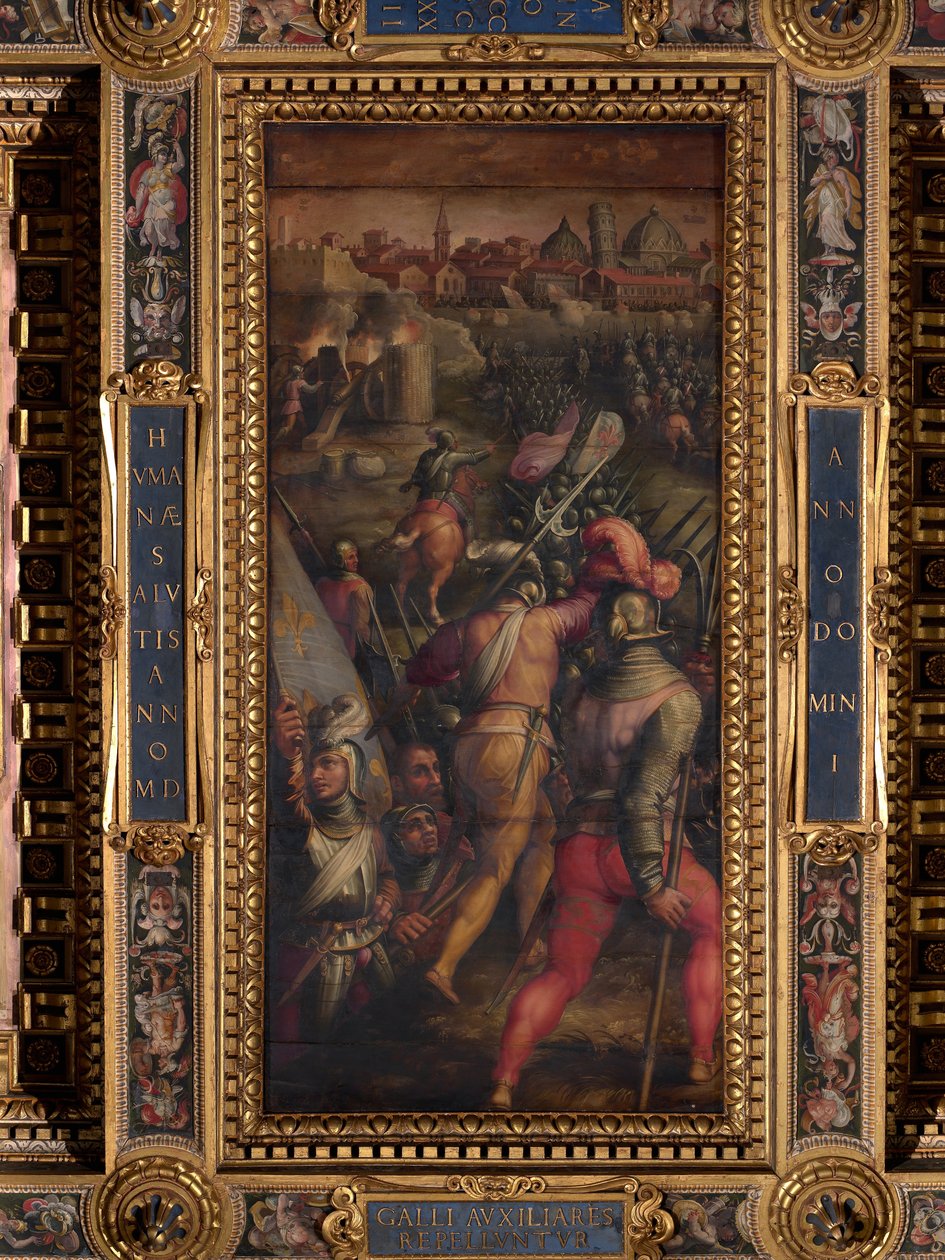 Schlacht von Barbagianni, in der Nähe von Pisa von Giorgio Vasari