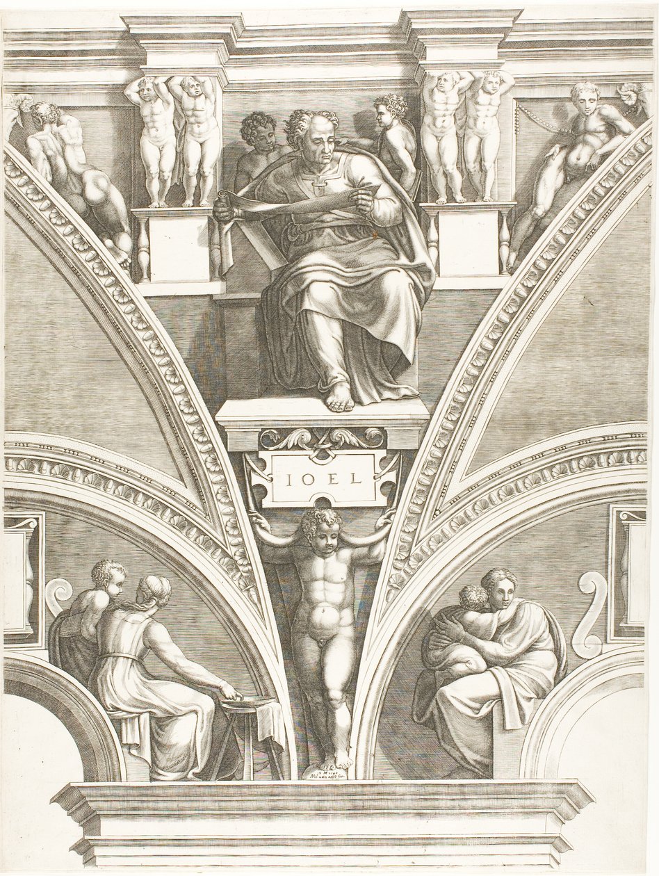 Der Prophet Joel von Giorgio Ghisi