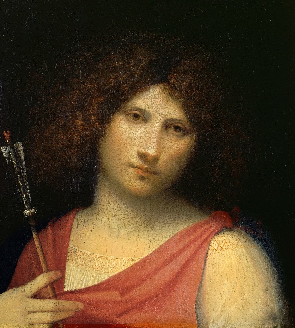 Jugendlicher mit einem Pfeil von Giorgione da Castelfranco