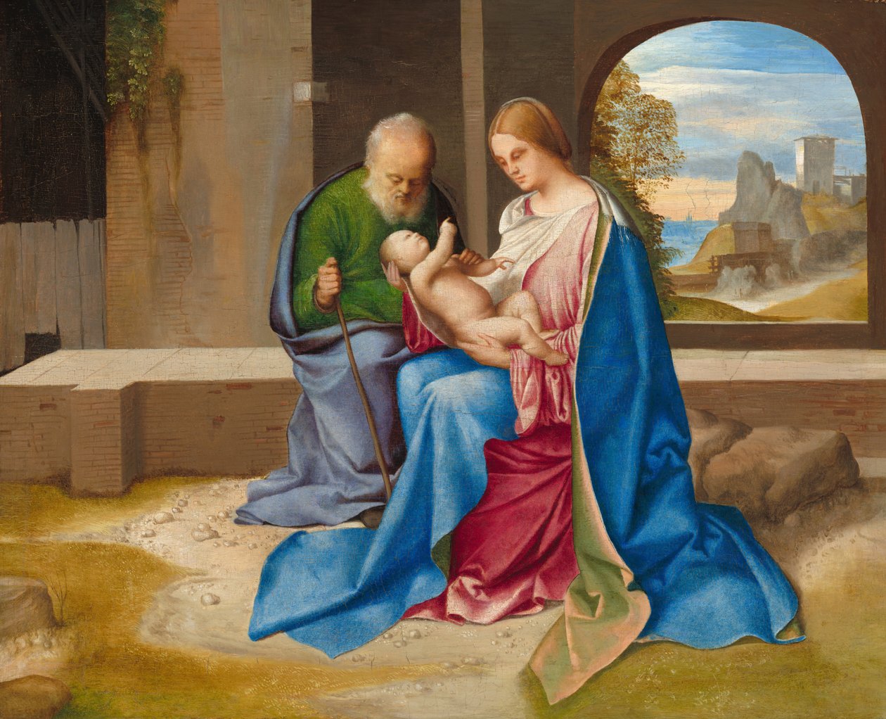 Heilige Familie von Giorgione