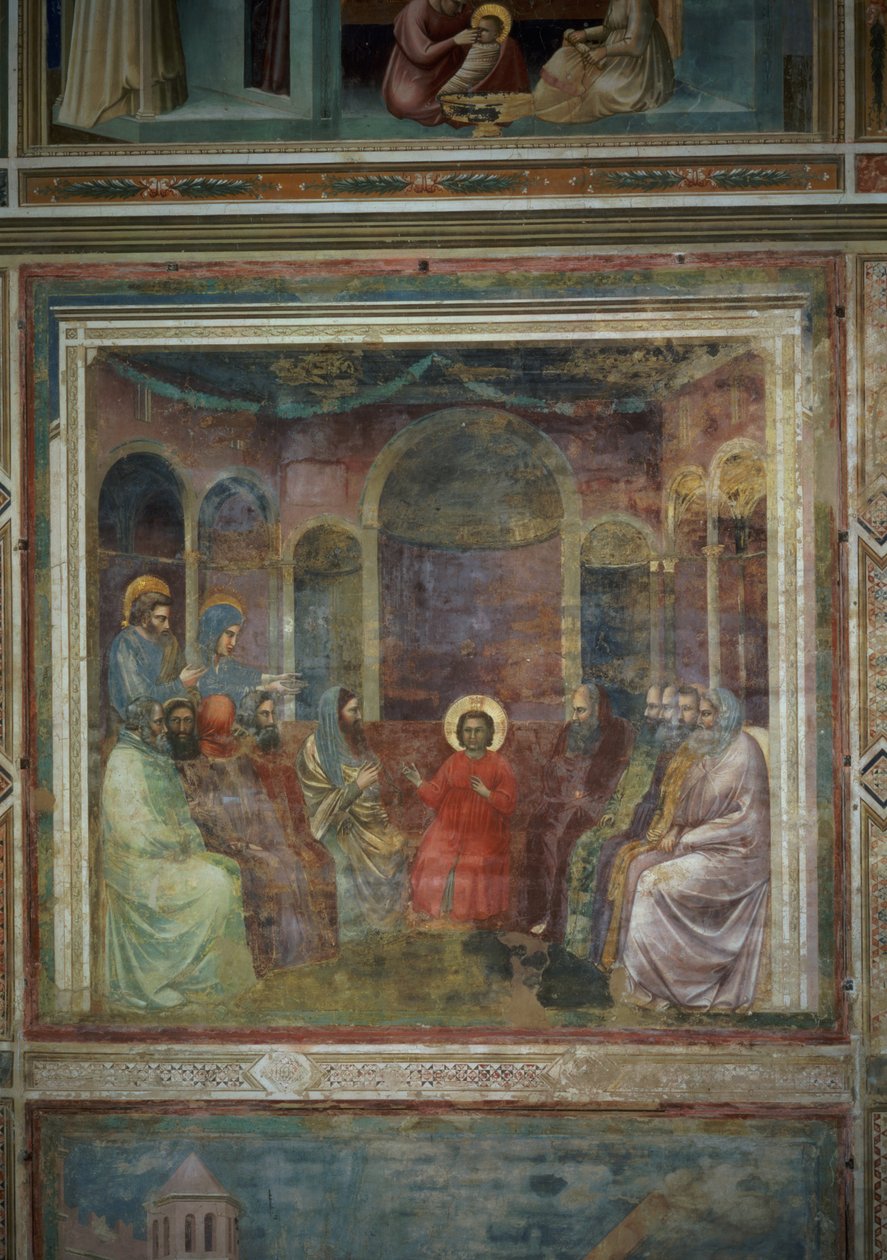 Christus unter den Ärzten, ca. 1305 von Giotto di Bondone