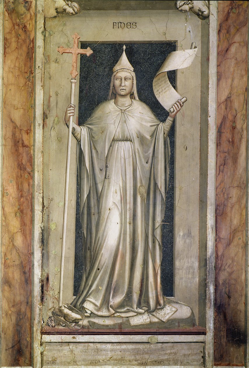 Glaube, ca. 1305 von Giotto di Bondone