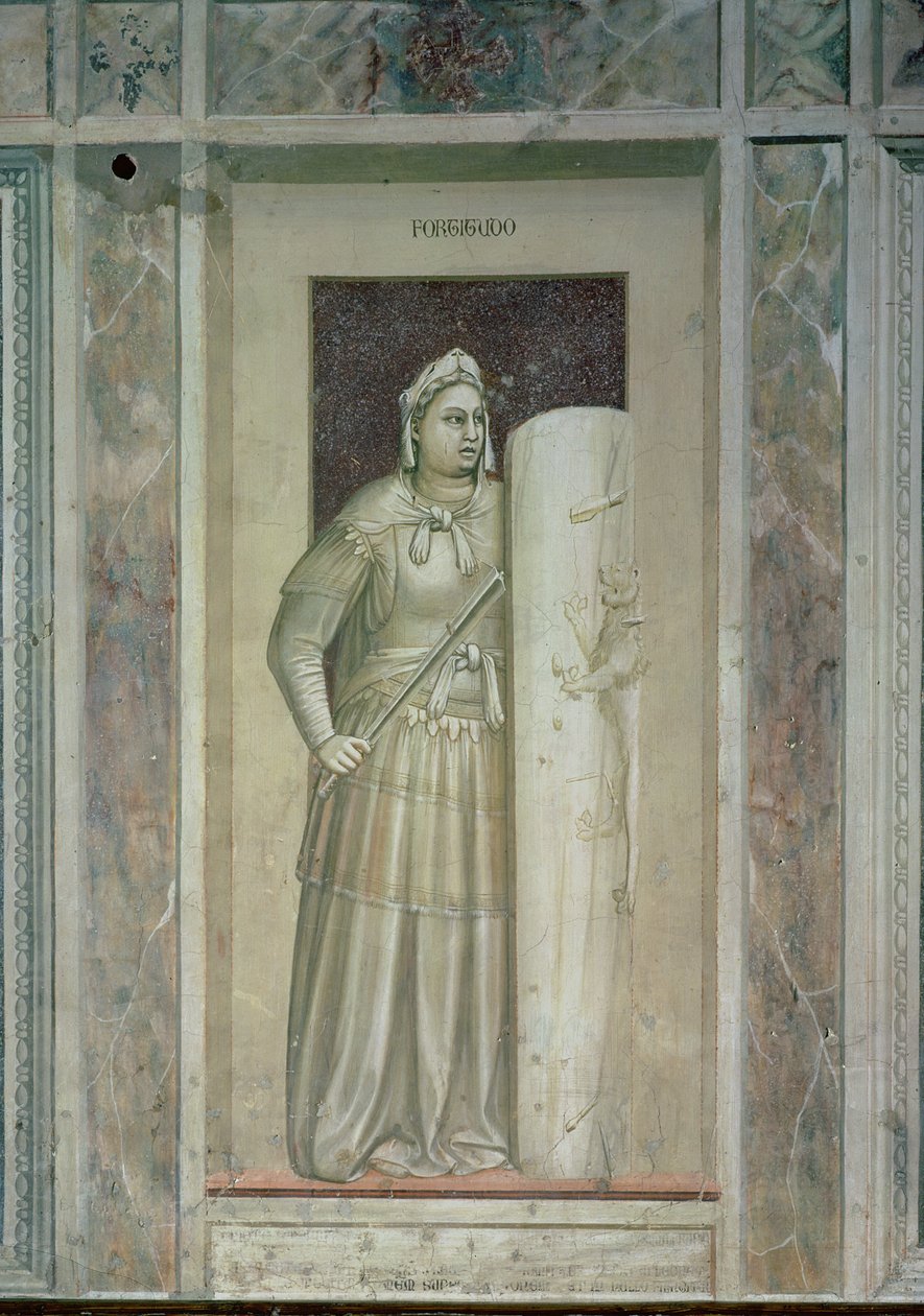 Tapferkeit, ca. 1305 von Giotto di Bondone