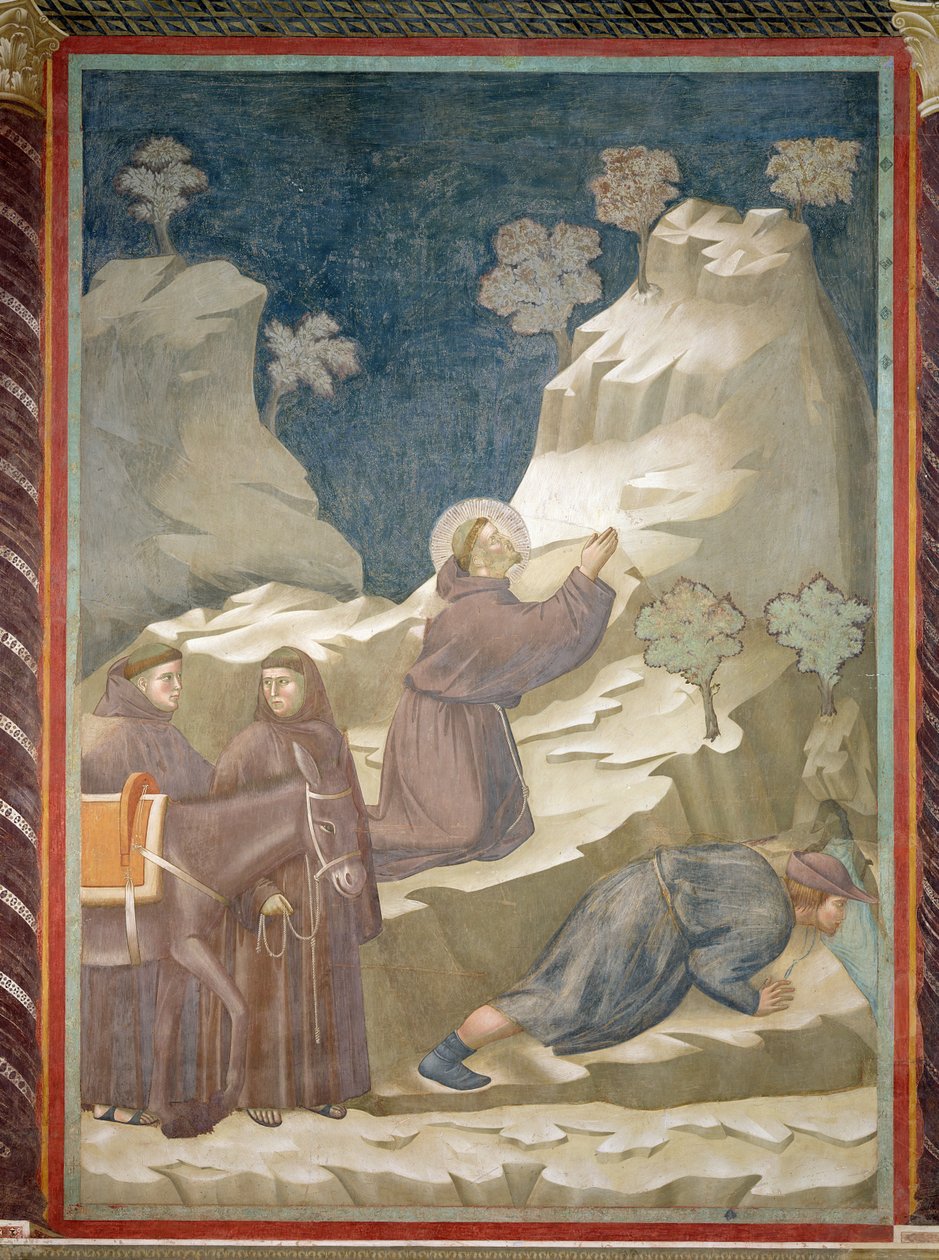 Das Wunder der Quelle, 1297-99 von Giotto di Bondone
