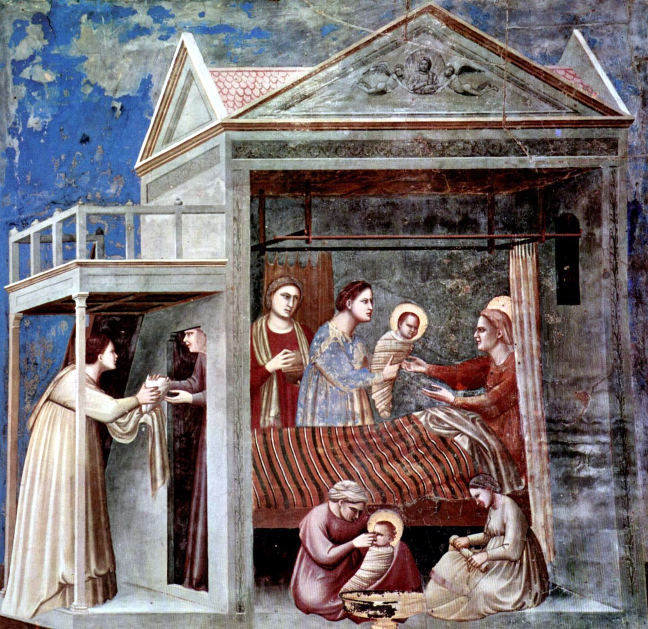 Geburt der Jungfrau von Giotto
