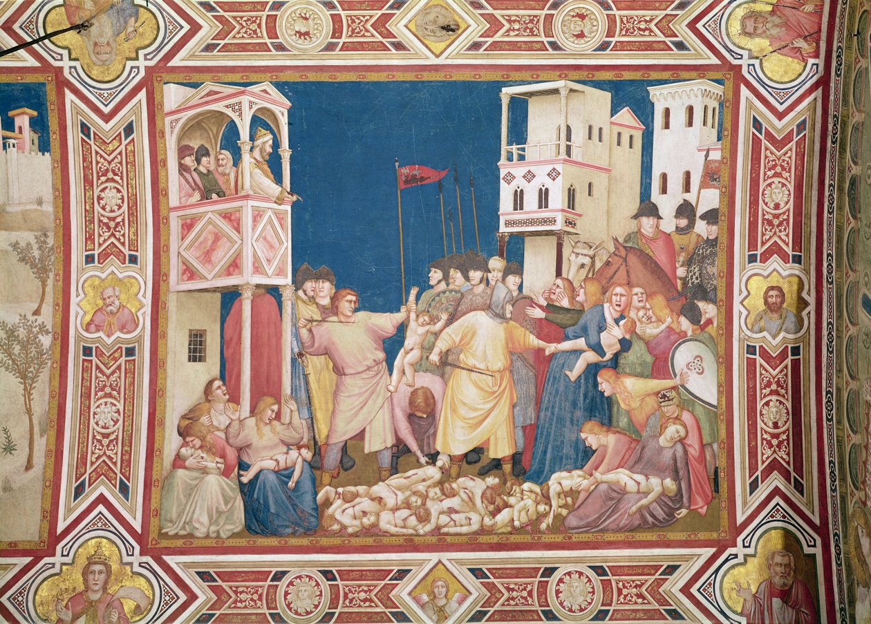 Das Massaker der Unschuldigen von Giotto di Bondone