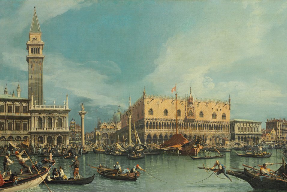 Der Molo, Venedig, vom Bacino di San Marco von Giovanni Antonio Canal