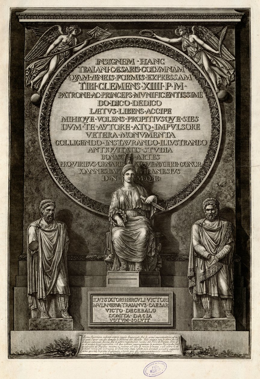 Frontispiz von Giovanni Battista Piranesi