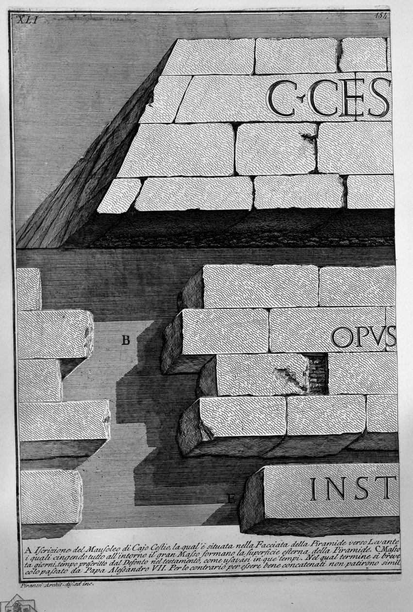 Unbekanntes Bild von Giovanni Battista Piranesi