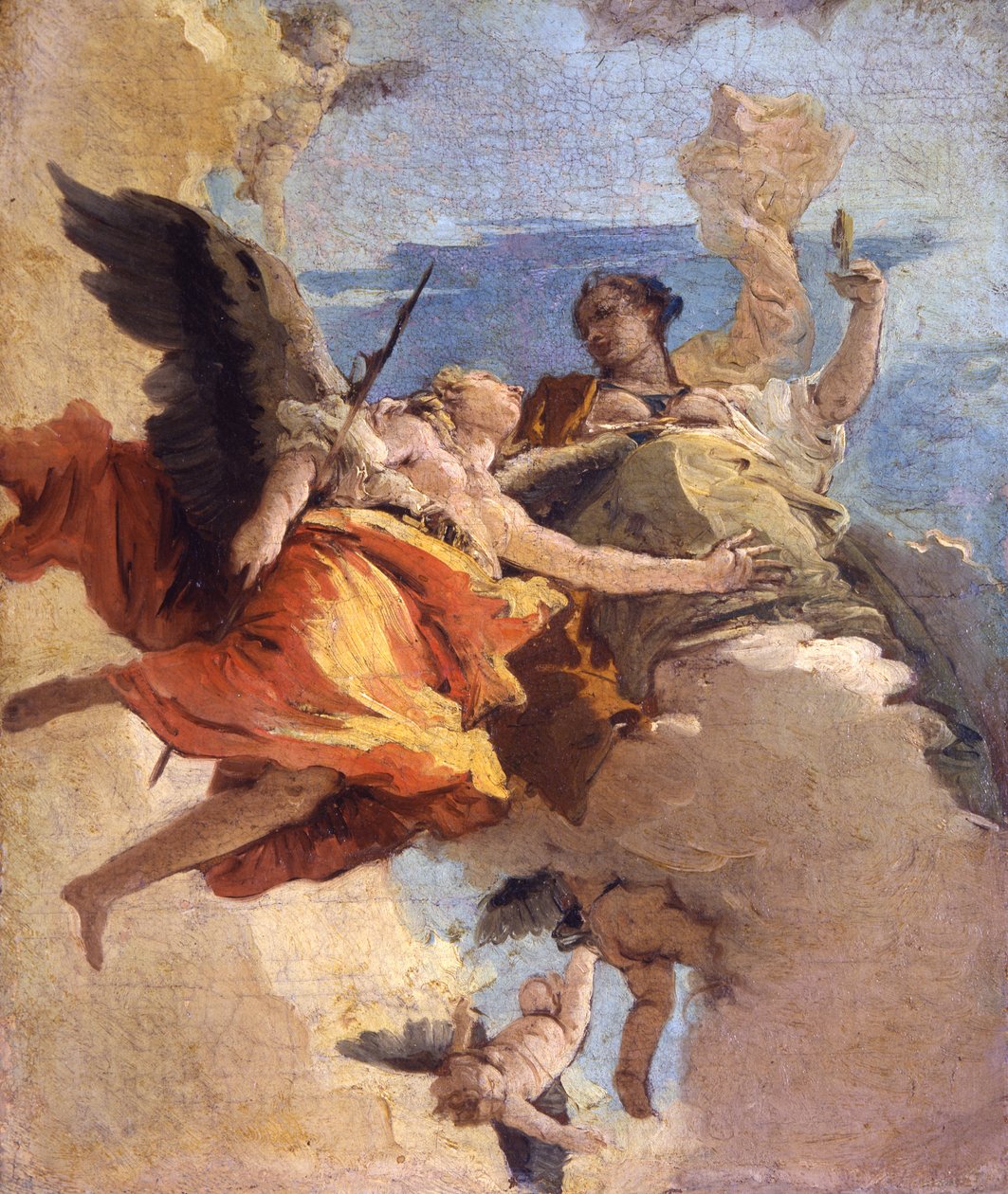 Allegorie der Tugend und des Adels von Giovanni Battista Tiepolo