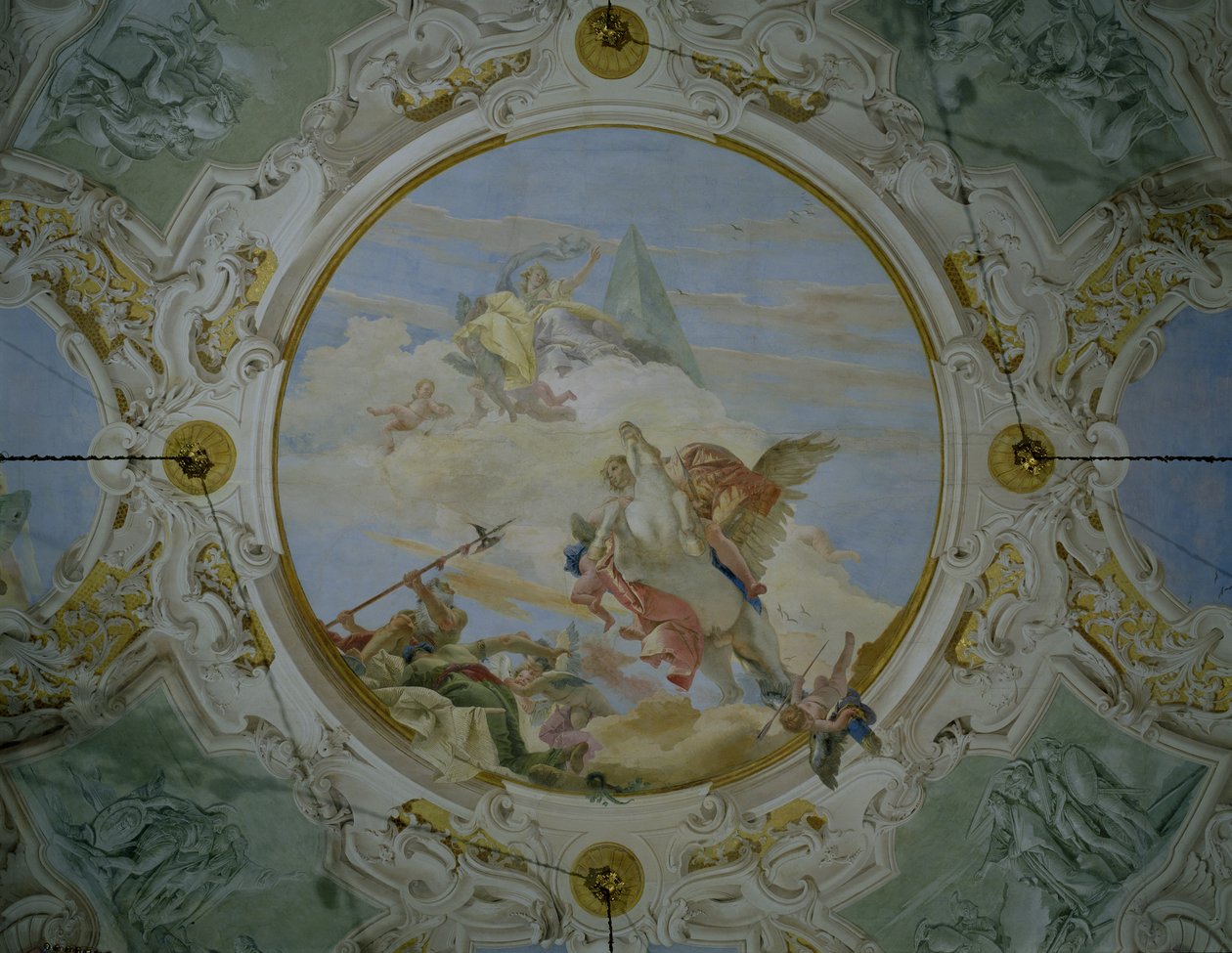 Bellerophon reitet Pegasus, ca. 1746-47 von Giovanni Battista Tiepolo