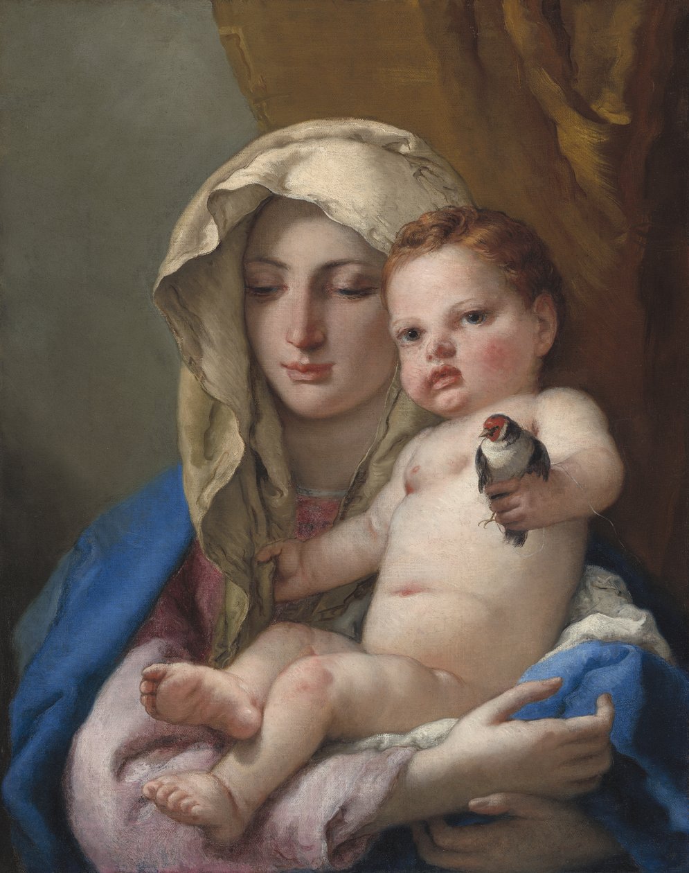 Madonna des Stieglitzes, ca. 1767-70 von Giovanni Battista Tiepolo