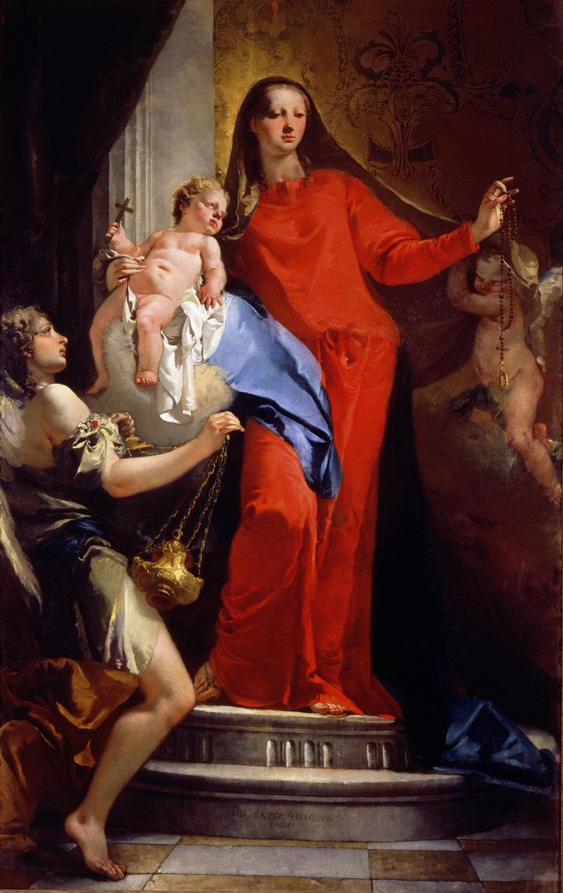 Madonna des Rosenkranzes von Giovanni Battista Tiepolo