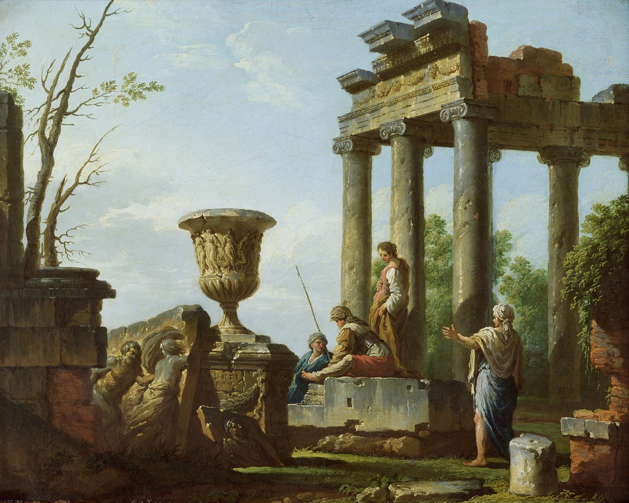 Architektonische Ruinen, ca. 1715 von Giovanni Paolo Pannini