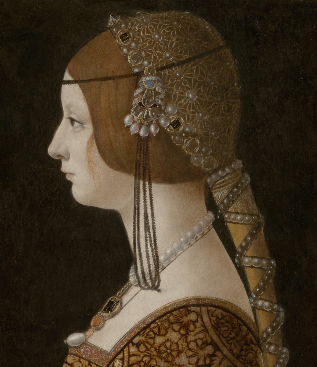 Blanca Maria Sforza von Giovanni Ambrogio de Predis