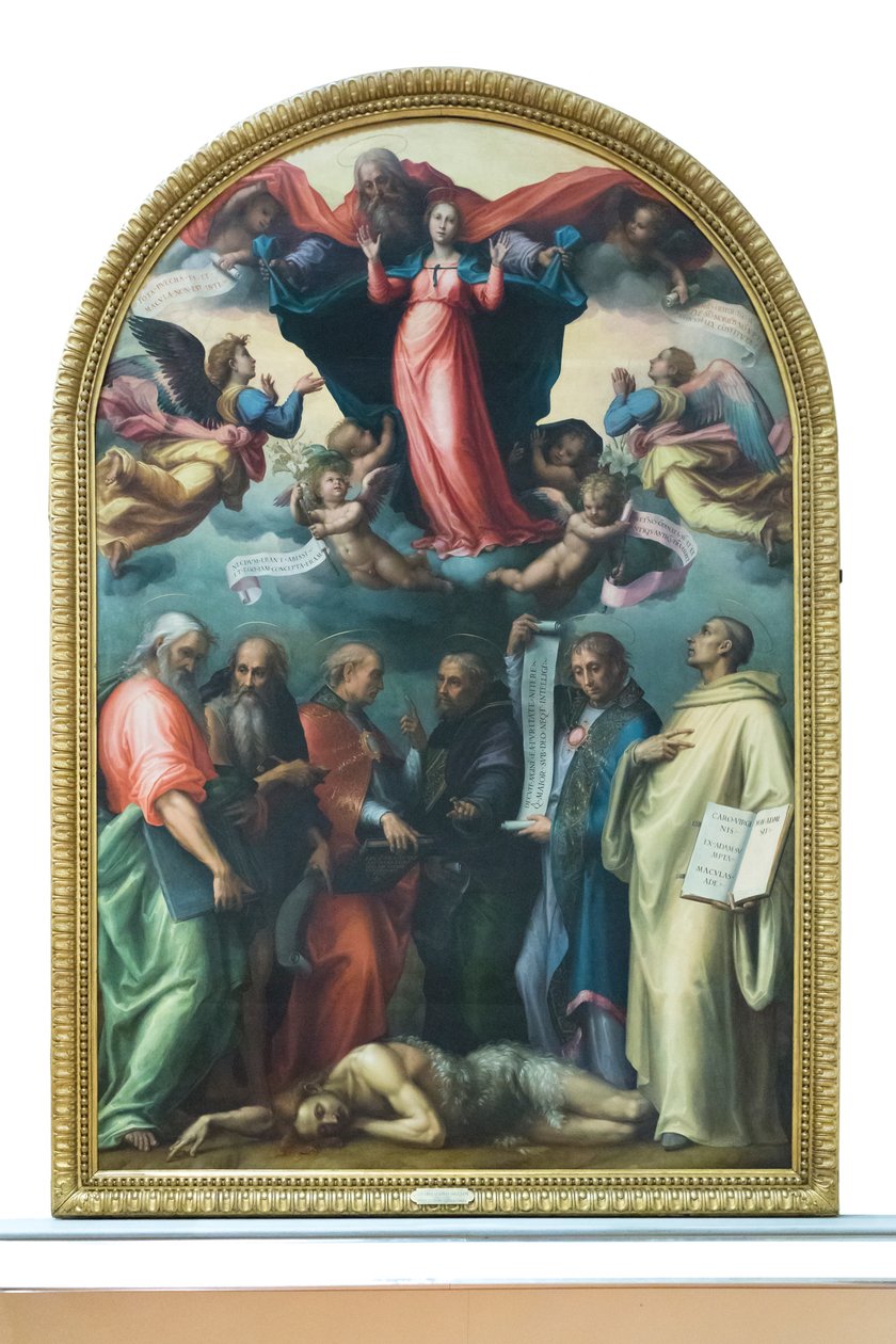 Streit über die unbefleckte Empfängnis von Giovanni Antonio Sogliani