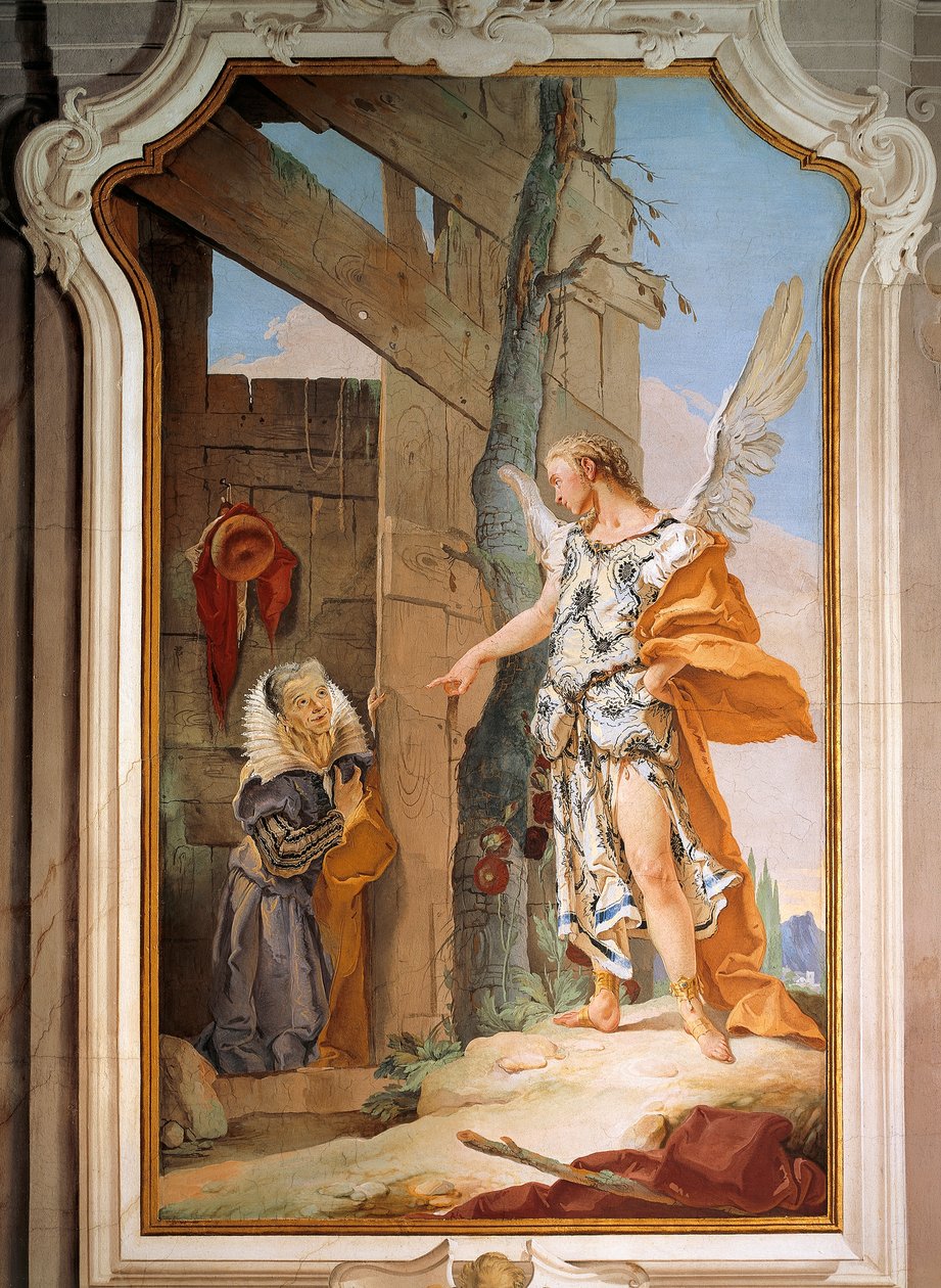 Sarah und der Engel von Giovanni Battista Tiepolo