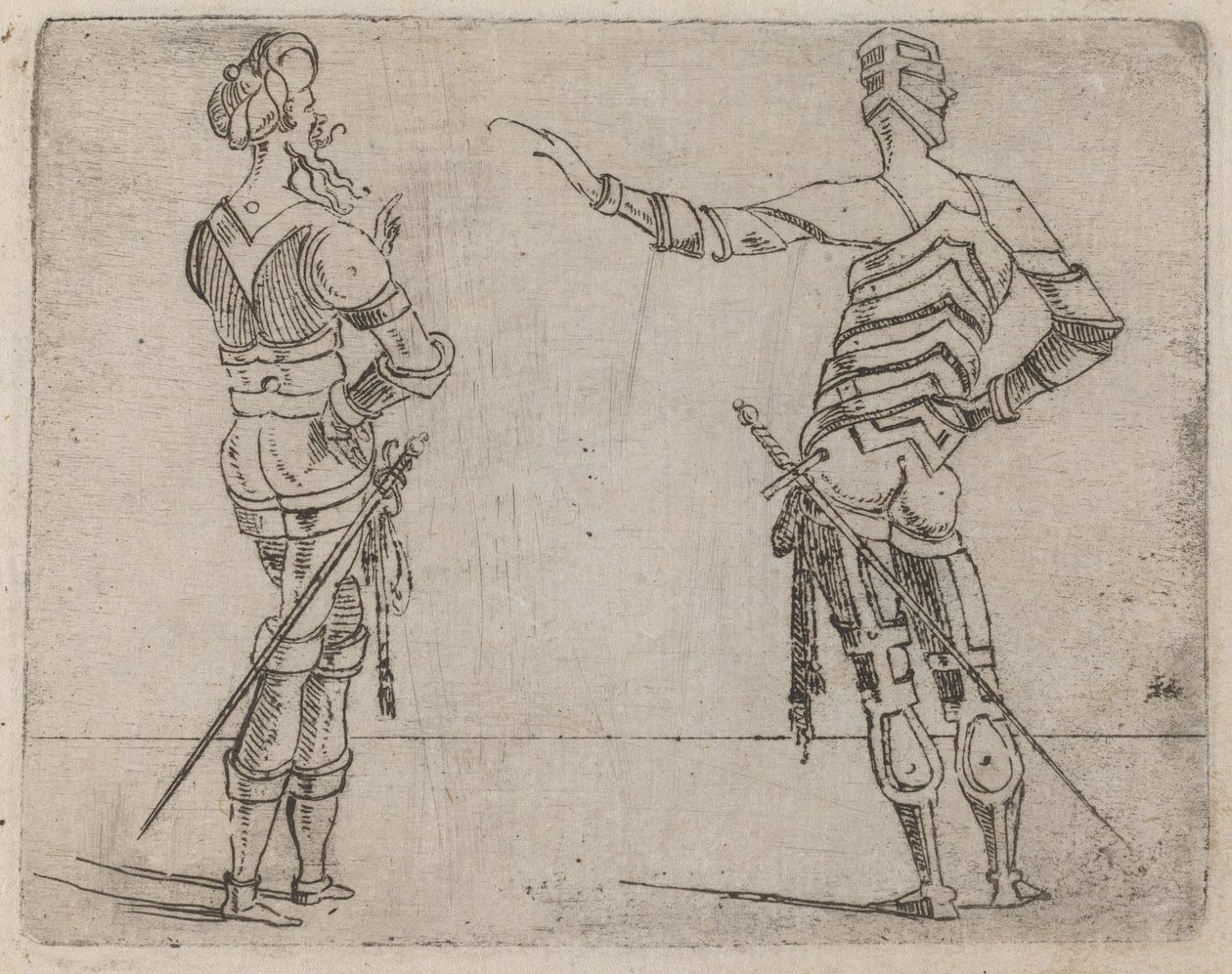 Aus "Bizzarie di varie Figure" von Giovanni Battista Bracelli