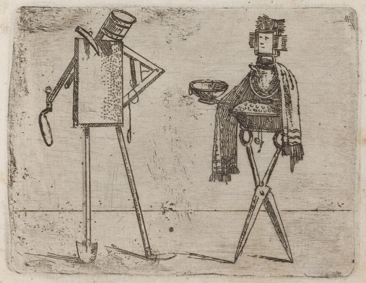 Aus "Bizzarie di varie Figure" von Giovanni Battista Bracelli