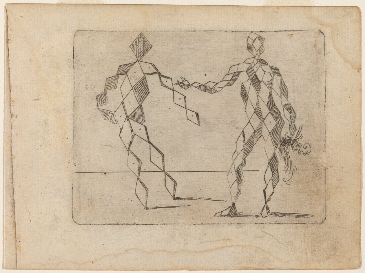 Aus "Bizzarie di varie Figure" von Giovanni Battista Bracelli