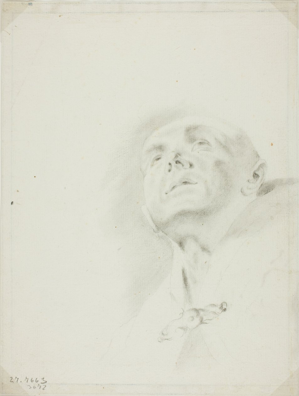 Kopf eines Priesters von Giovanni Battista Piazzetta
