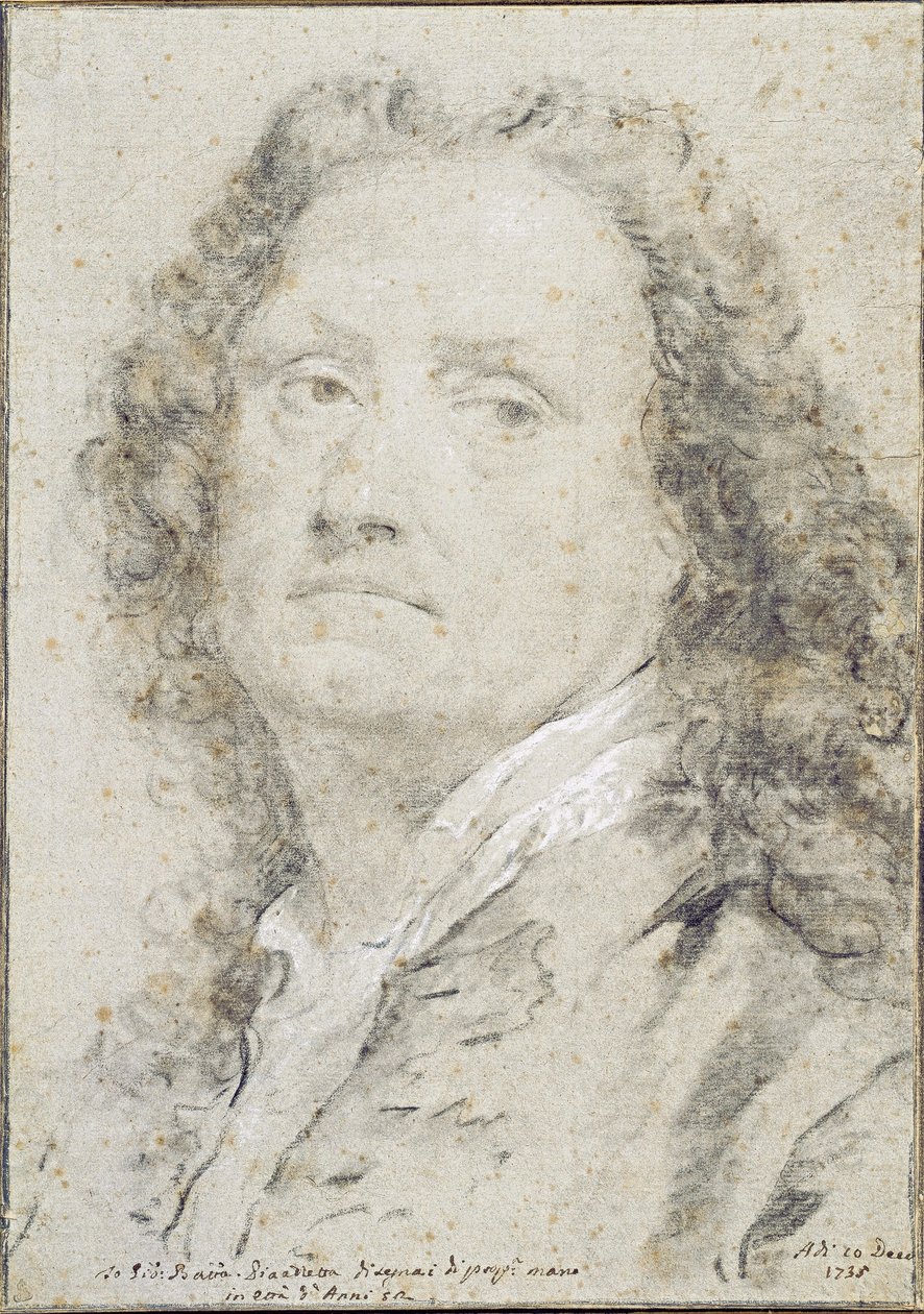Selbstporträt, 1735 von Giovanni Battista Piazzetta