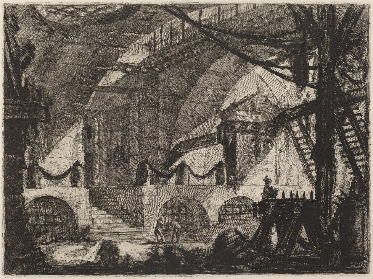 Die Sägepferd von Giovanni Battista Piranesi