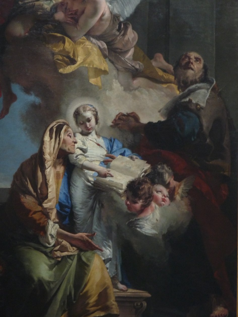 Erziehung der Jungfrau von Giovanni Battista Tiepolo