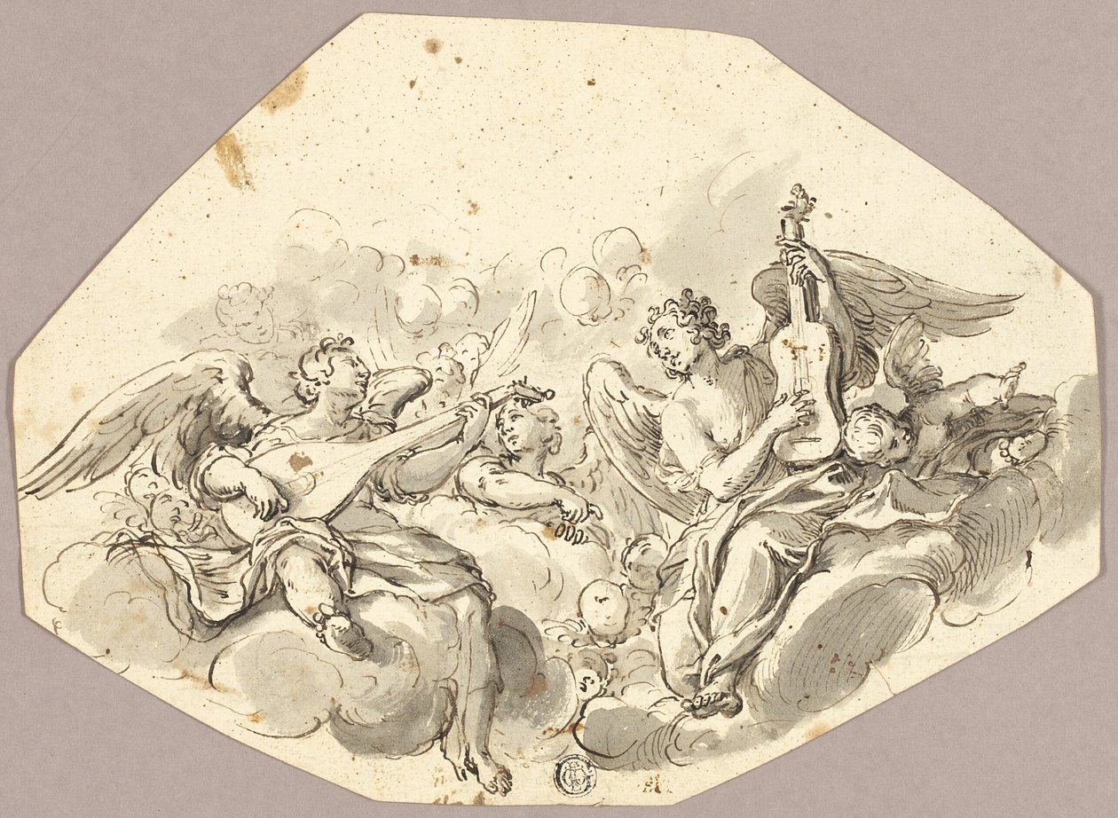 Musizierende Engel von Giovanni Battista Tiepolo
