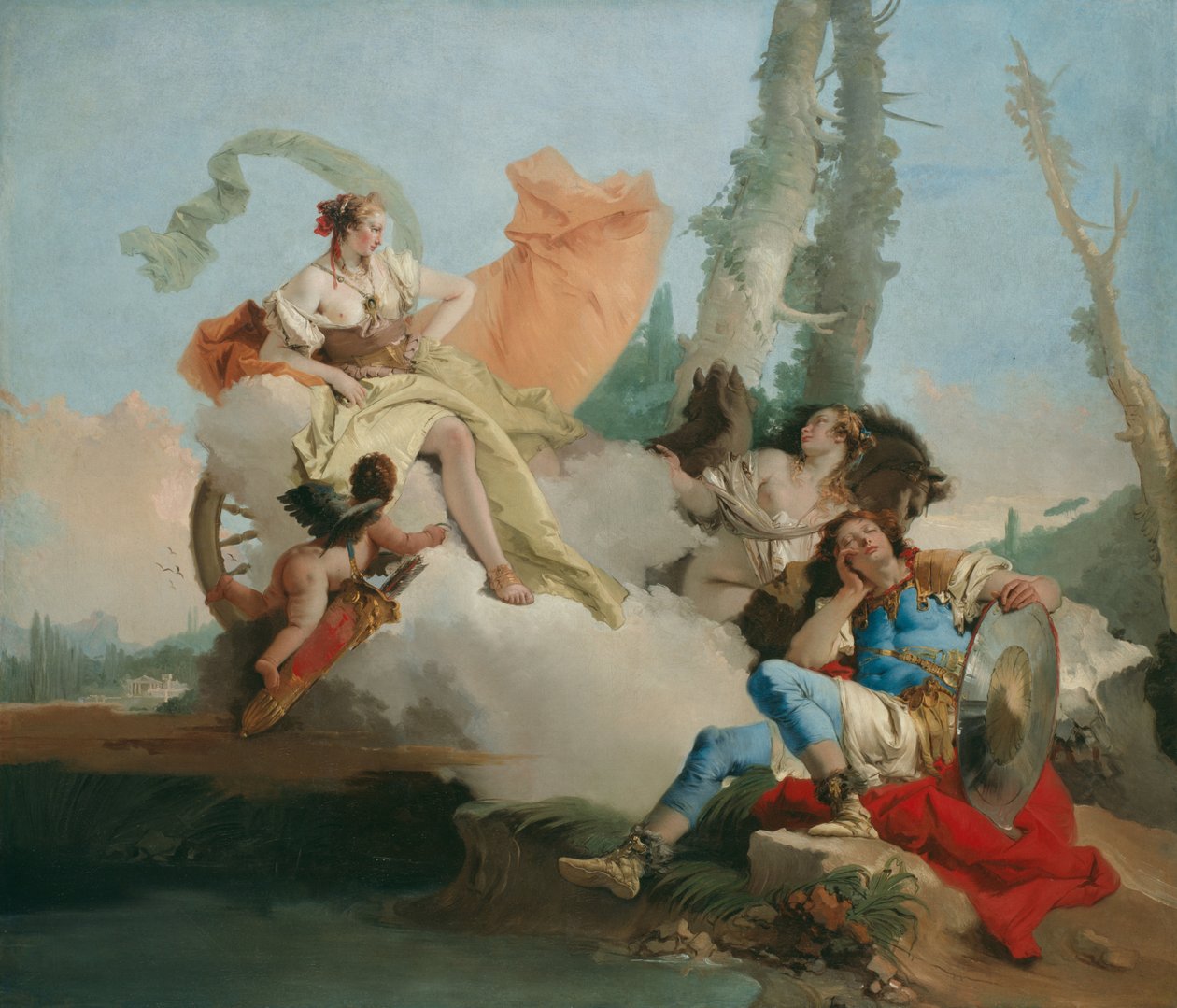 Rinaldo von Armida verzaubert von Giovanni Battista Tiepolo