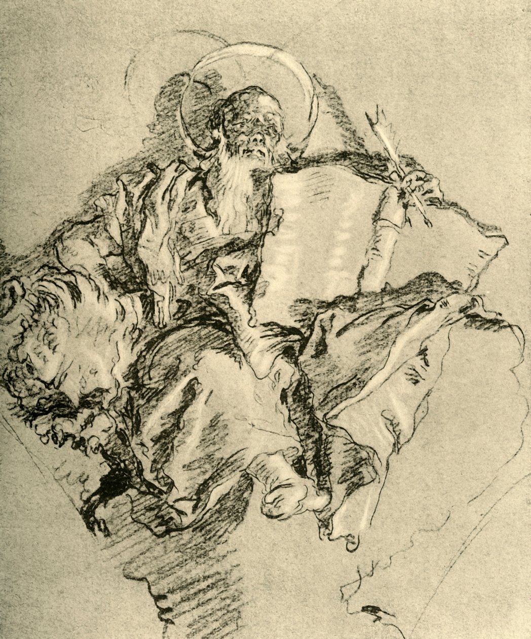 St. Markus, 1743, 1928 von Giovanni Battista Tiepolo
