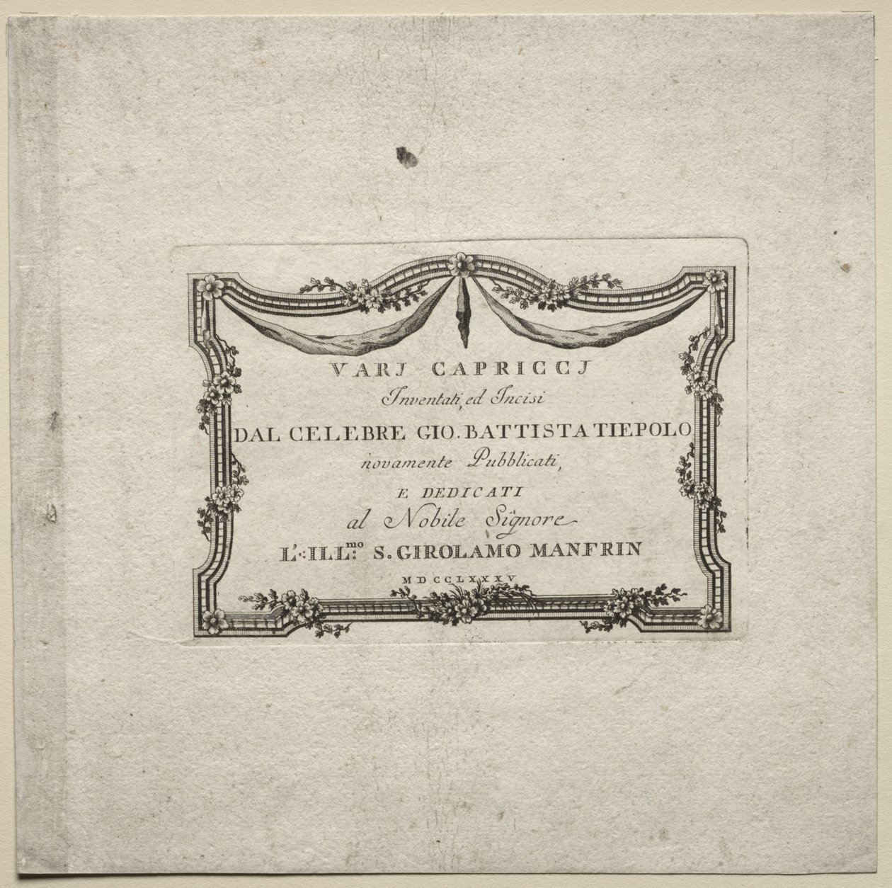 Verschiedene Kaprizen von Giovanni Battista Tiepolo