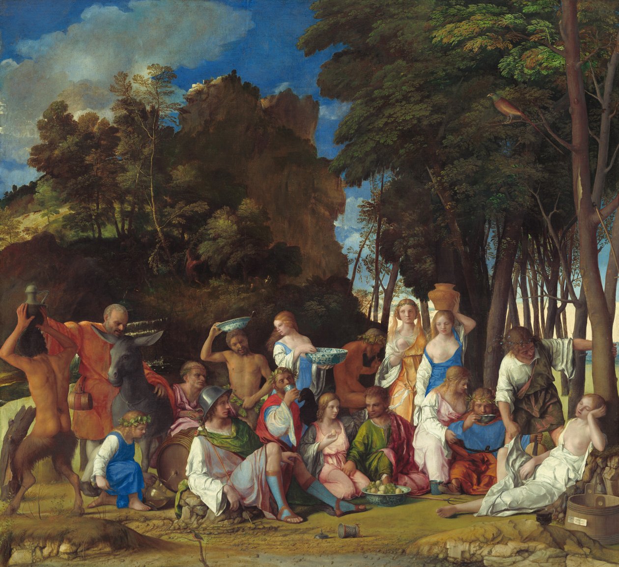 Das Fest der Götter von Giovanni Bellini and Titian
