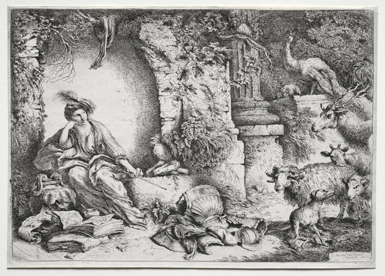Die Melancholie von Giovanni Benedetto Castiglione