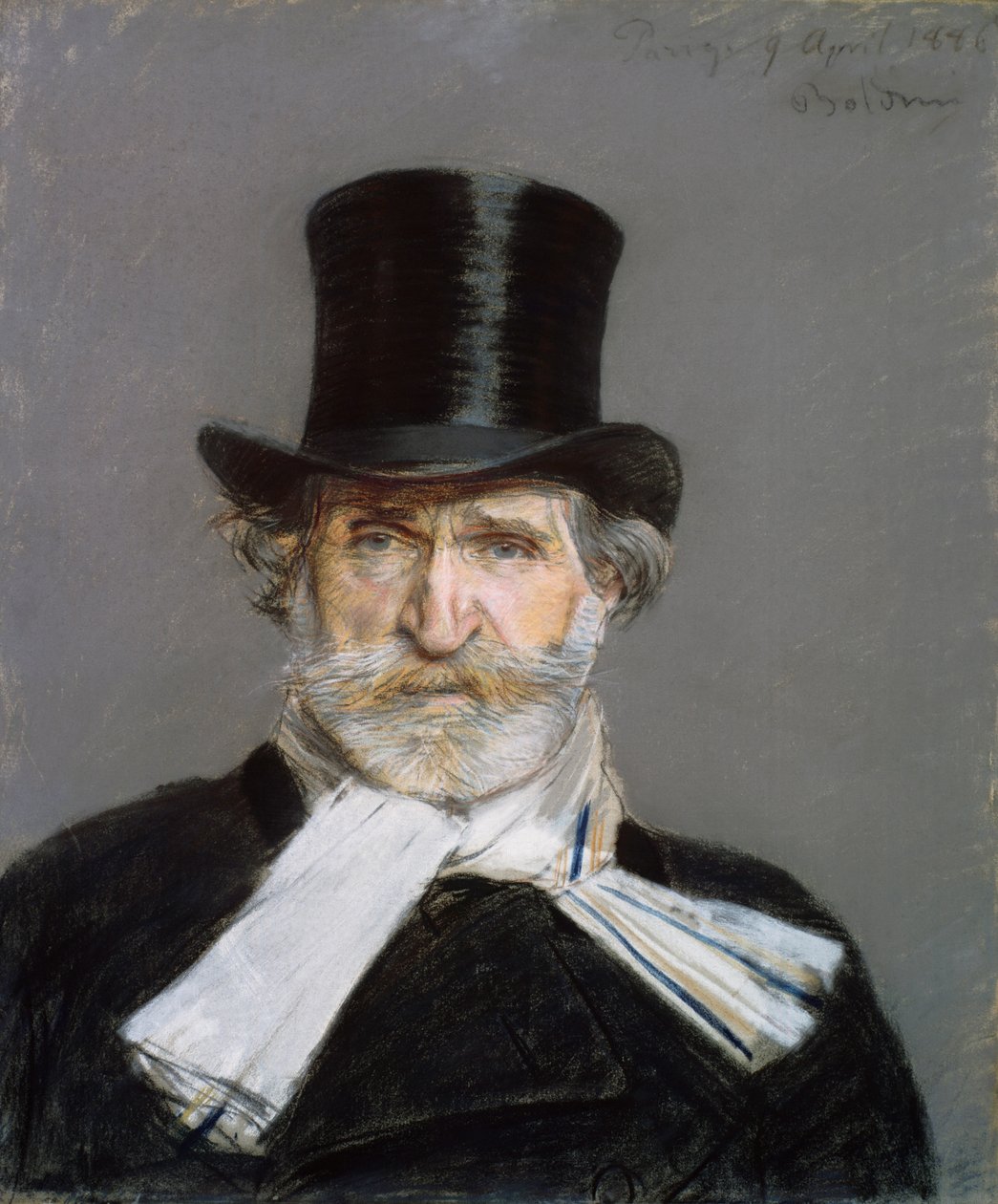 Porträt von Giuseppe Verdi, 1886 von Giovanni Boldini
