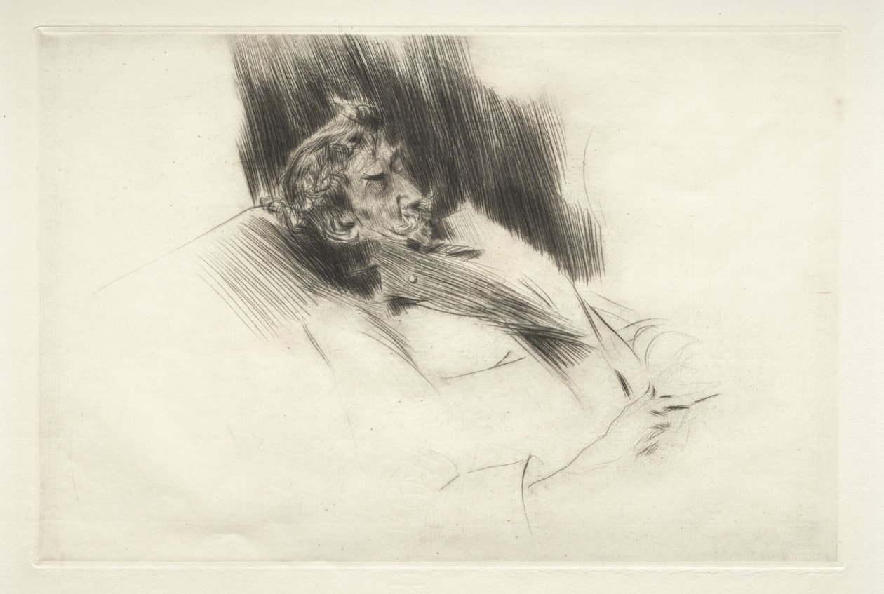 Whistler schläft, 1897 von Giovanni Boldini