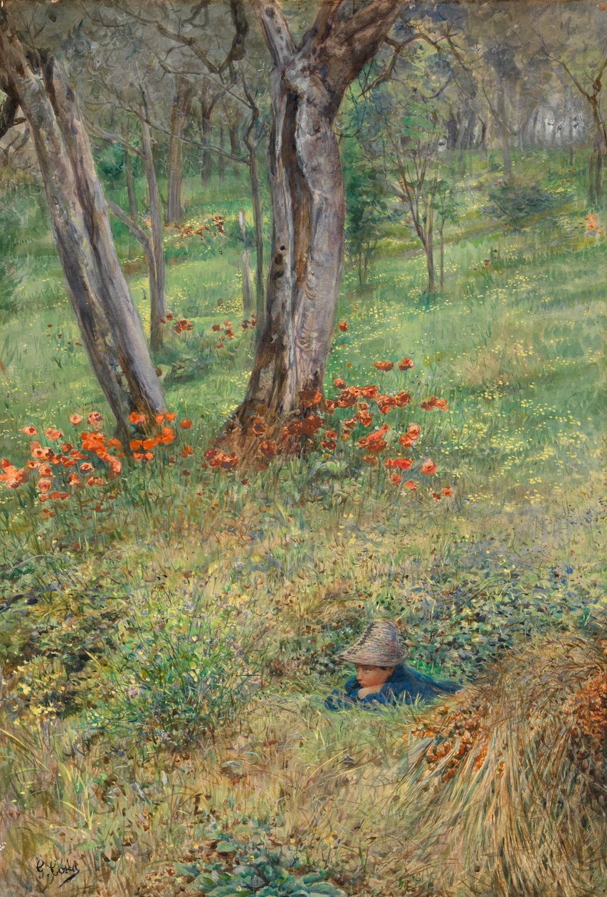 Ein Waldversteck von Giovanni Costa