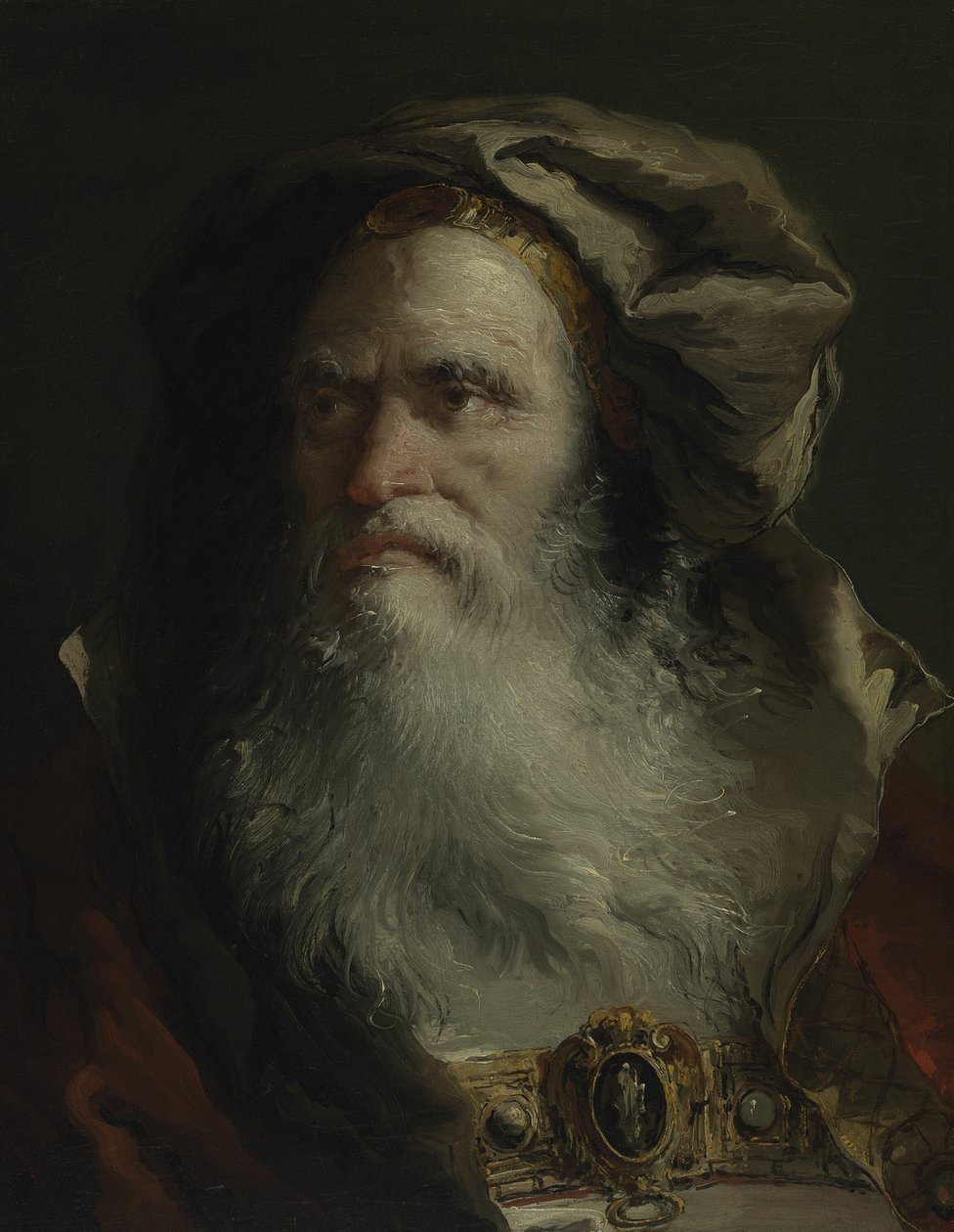 Kopf eines Philosophen von Giovanni Domenico Tiepolo
