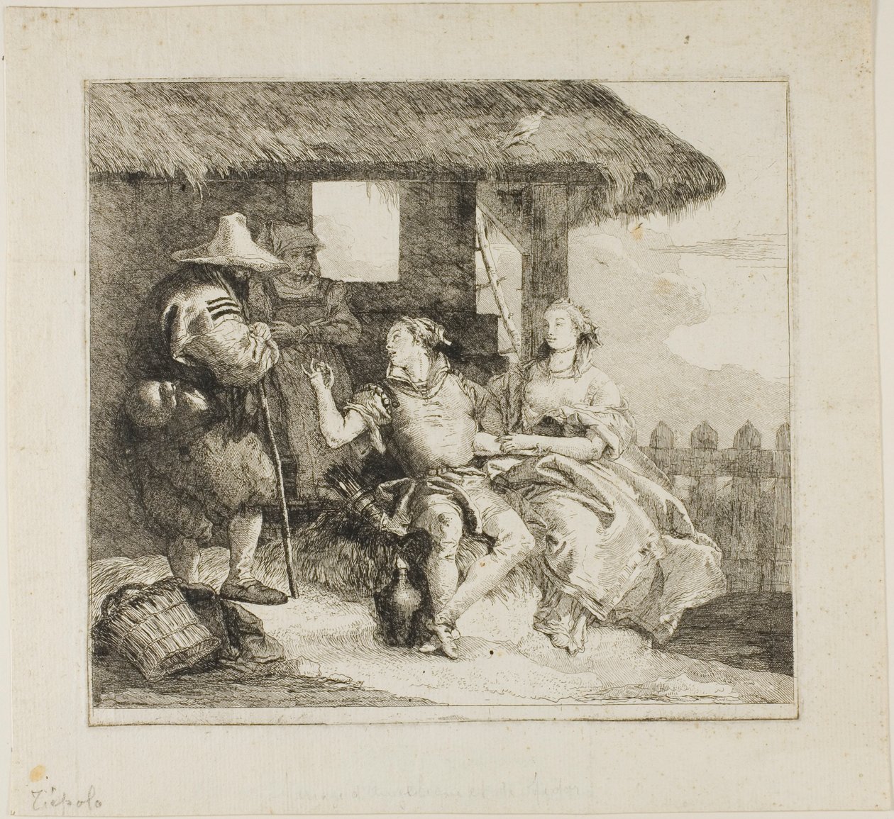 Heirat von Angelica und Medoro von Giovanni Domenico Tiepolo