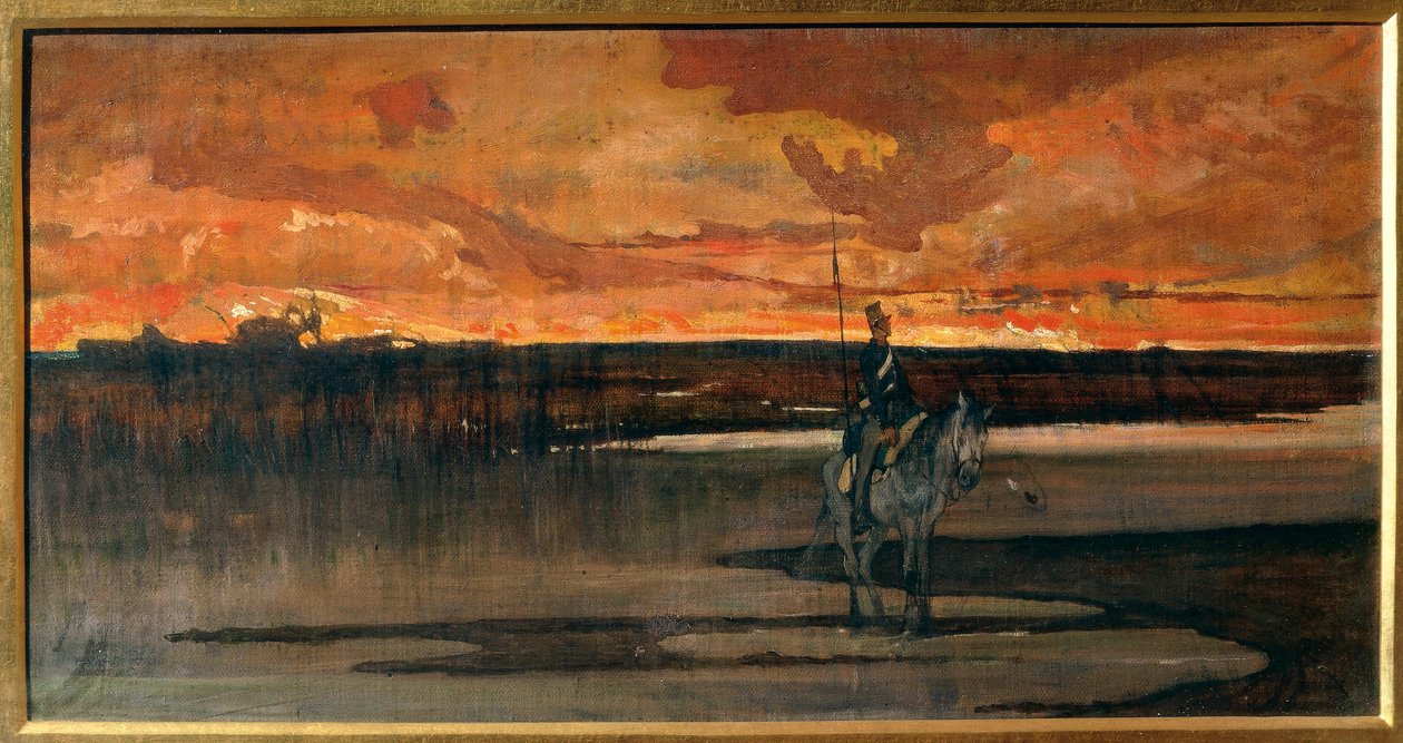 Italien, Florenz, Lanzenträger von Giovanni Fattori