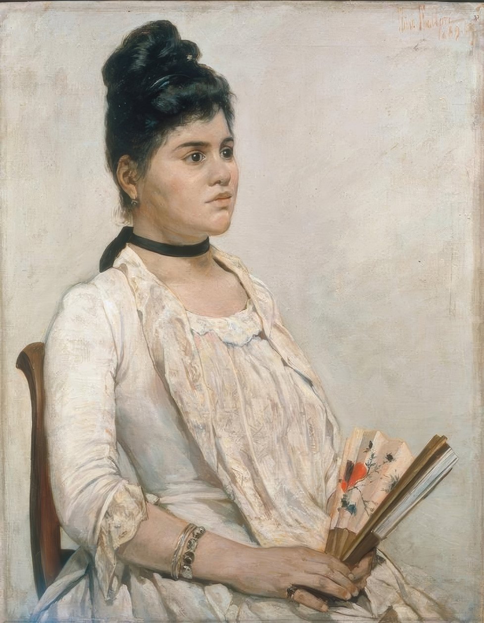 Porträt der Stieftochter von Giovanni Fattori