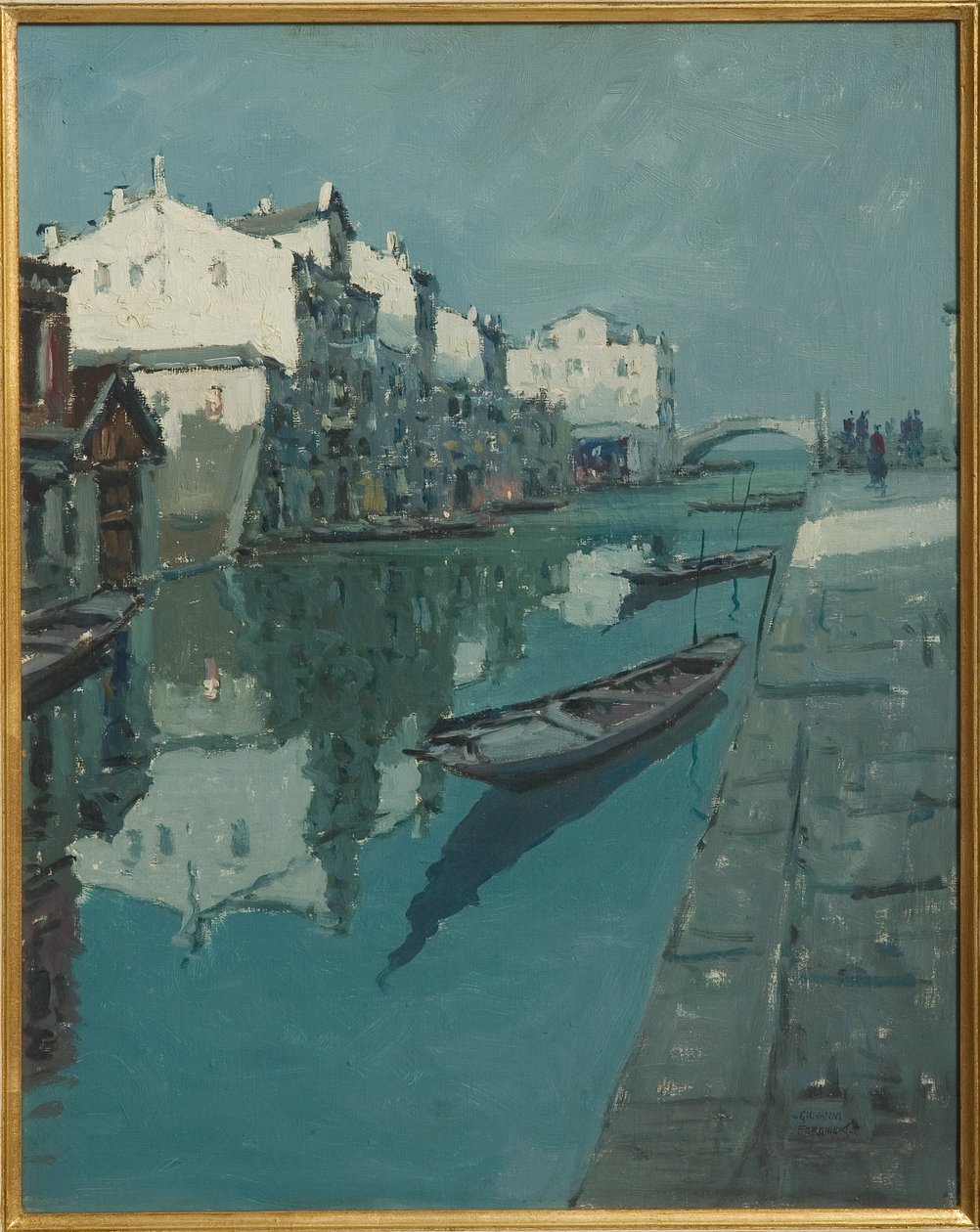 Kanal in Venedig von Giovanni Forghieri