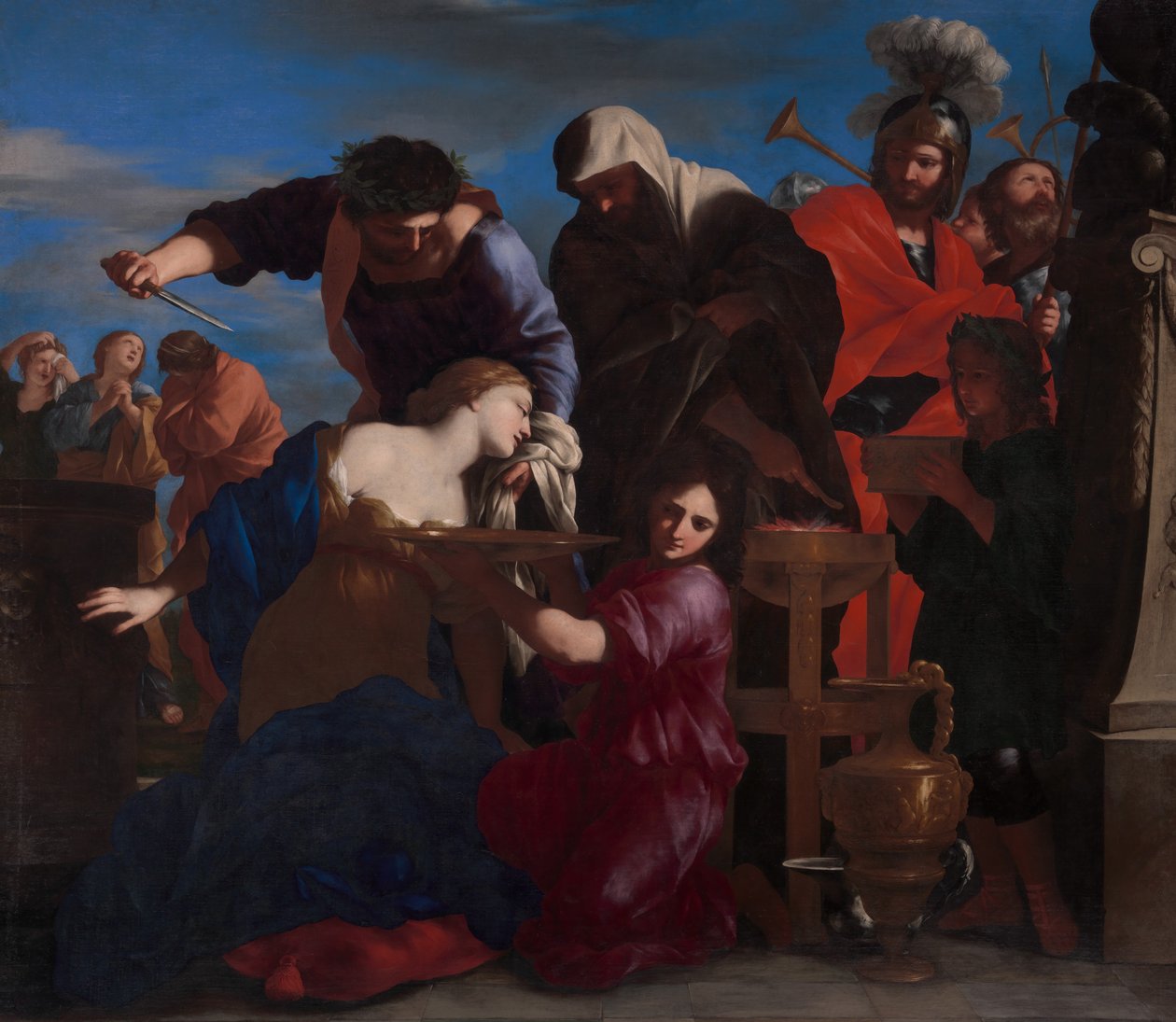 Das Opfer der Polyxena von Giovanni Francesco Romanelli