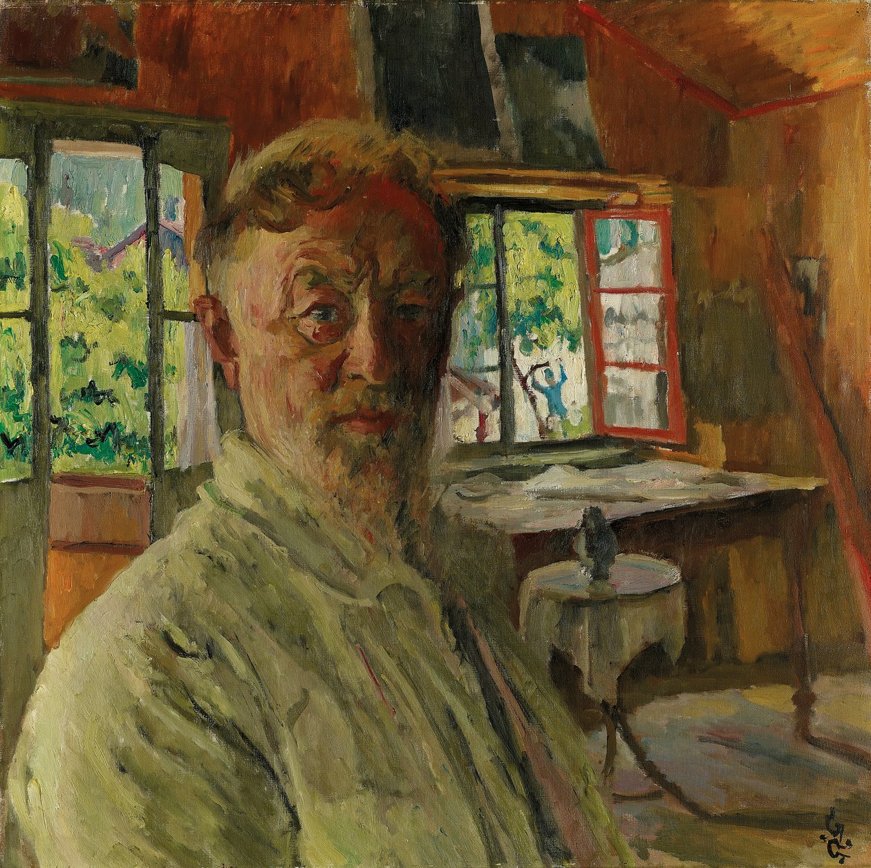 Selbstporträt, 1931 von Giovanni Giacometti