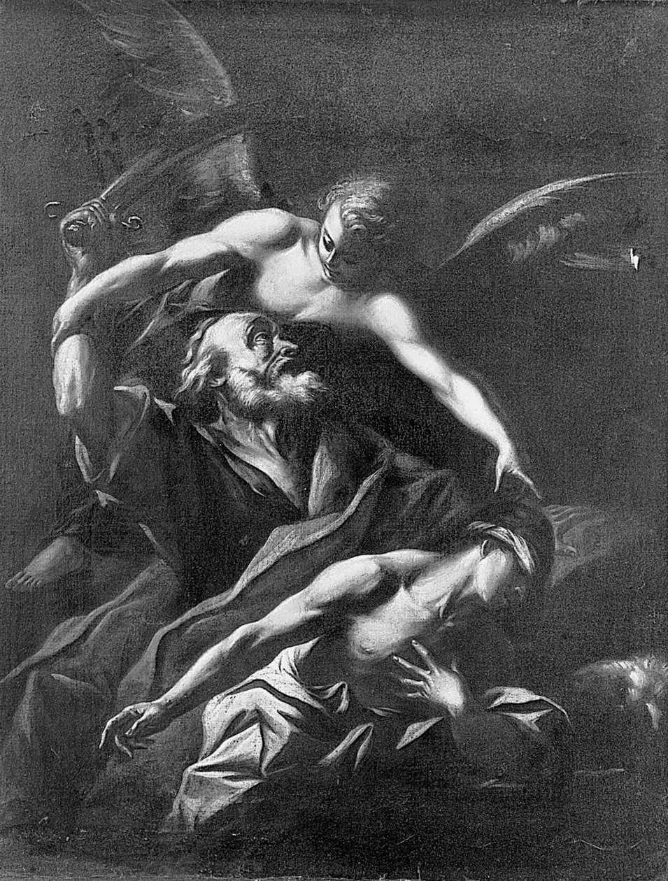 Das Opfer Isaaks von Giovanni Lanfranco