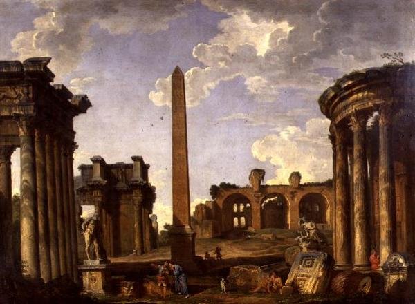 Römisches Capriccio von Giovanni Paolo Pannini