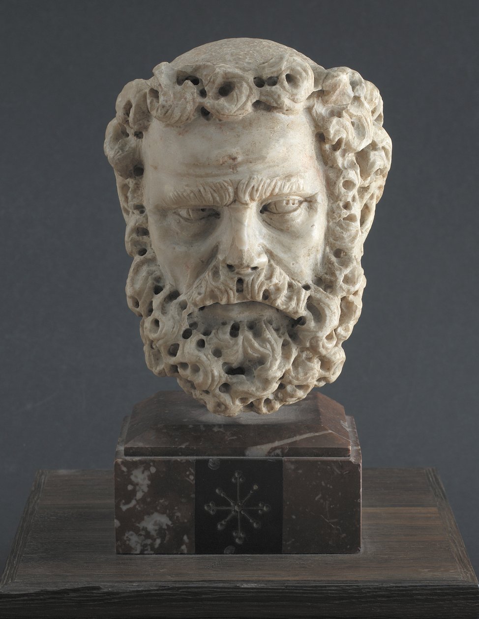 Kopf eines bärtigen Mannes von Giovanni Pisano