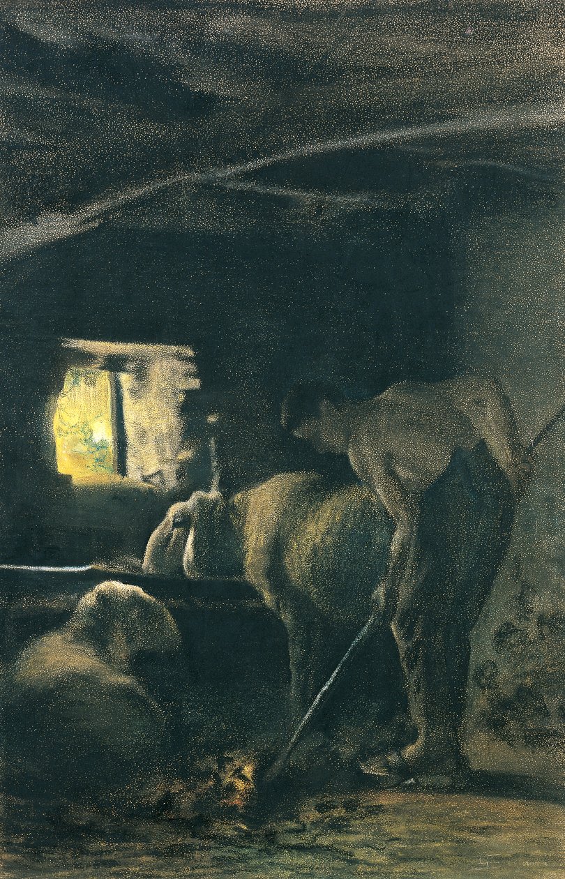 Im Stall von Giovanni Segantini