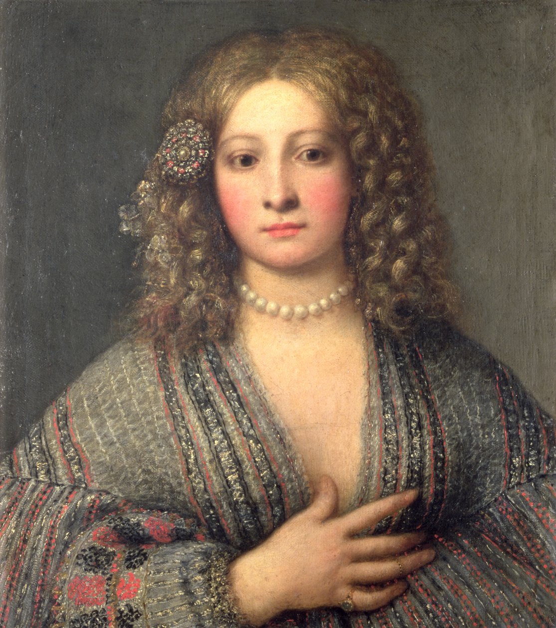 Eine Kurtisane von Girolamo Forabosco